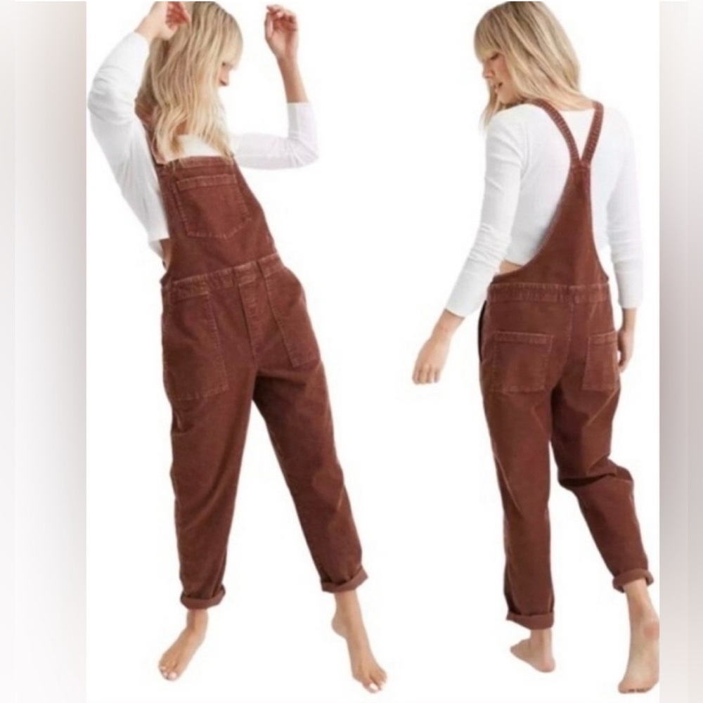 Aerie Women's Tan Jeans Overalls